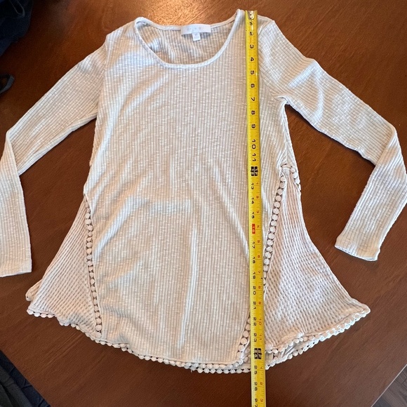 Anthropologie Cream Colour Long Sleeve Top - Picture 7 of 10